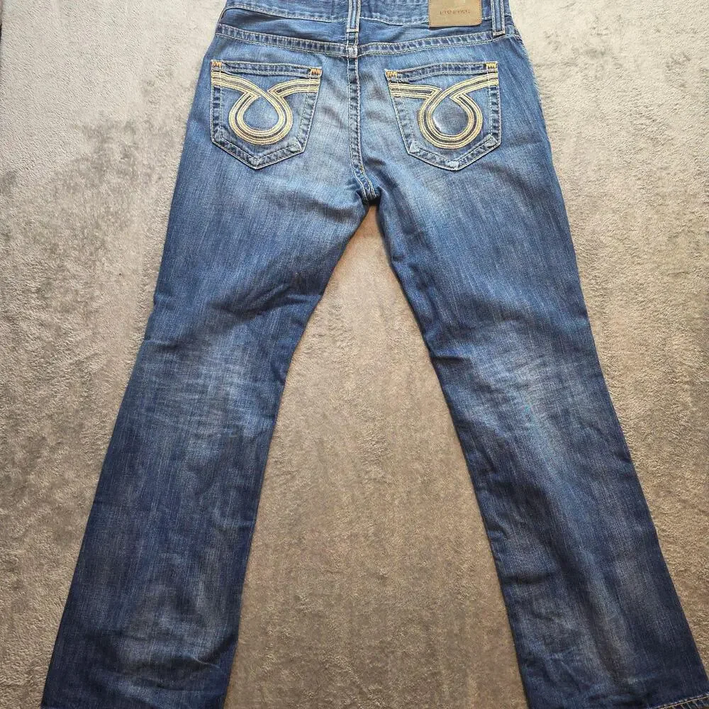 Big Star Pioneer Boot Jeans Mens 34x32 Blue Medium Wash Relaxed Bootcut Denim